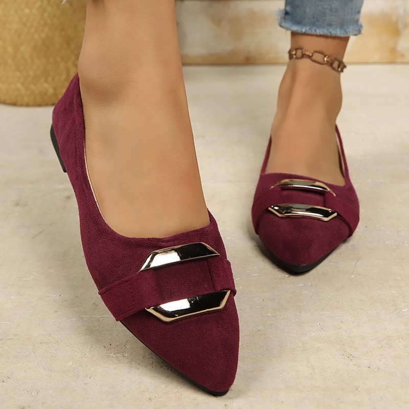 Women'S Shoes Clogs - Dames instappers van suède met spitse