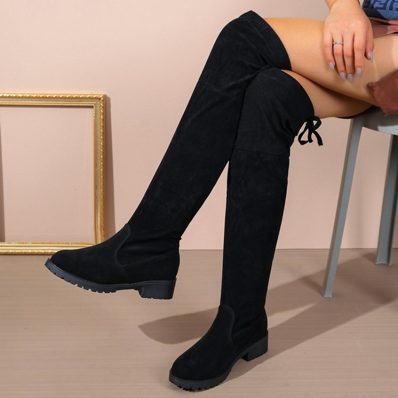Dames Overknee Laarzen Suède B - Sock Boot Women recensie en prijs