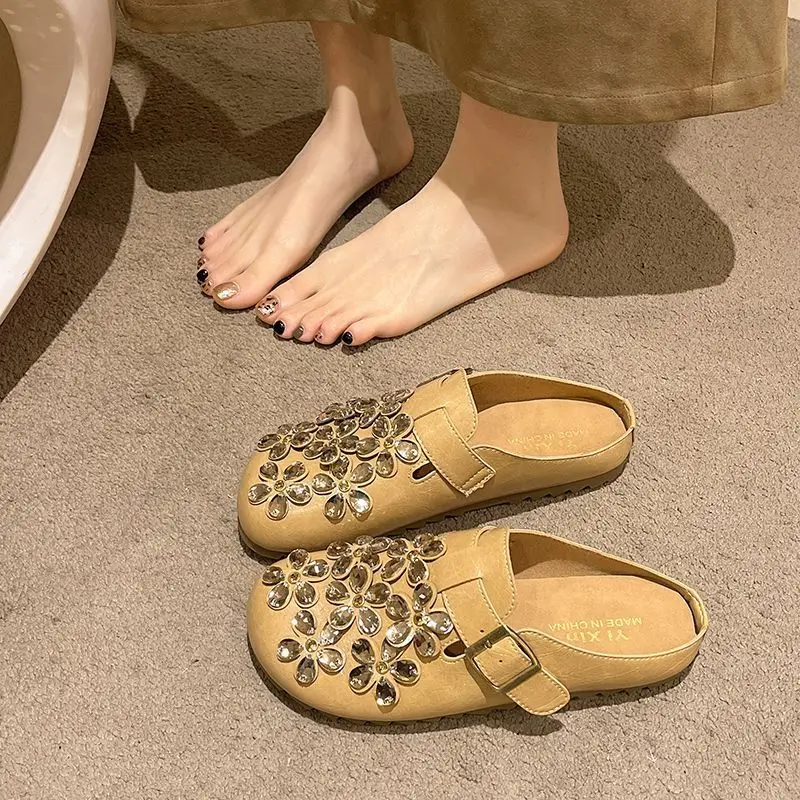 Dames Bloemen Strass Gesp Gesl - Women'S Shoes Clogs recensie en prijs